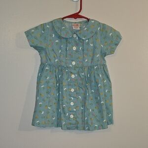 Carter's Blue Floral Kids Dress LOT R1